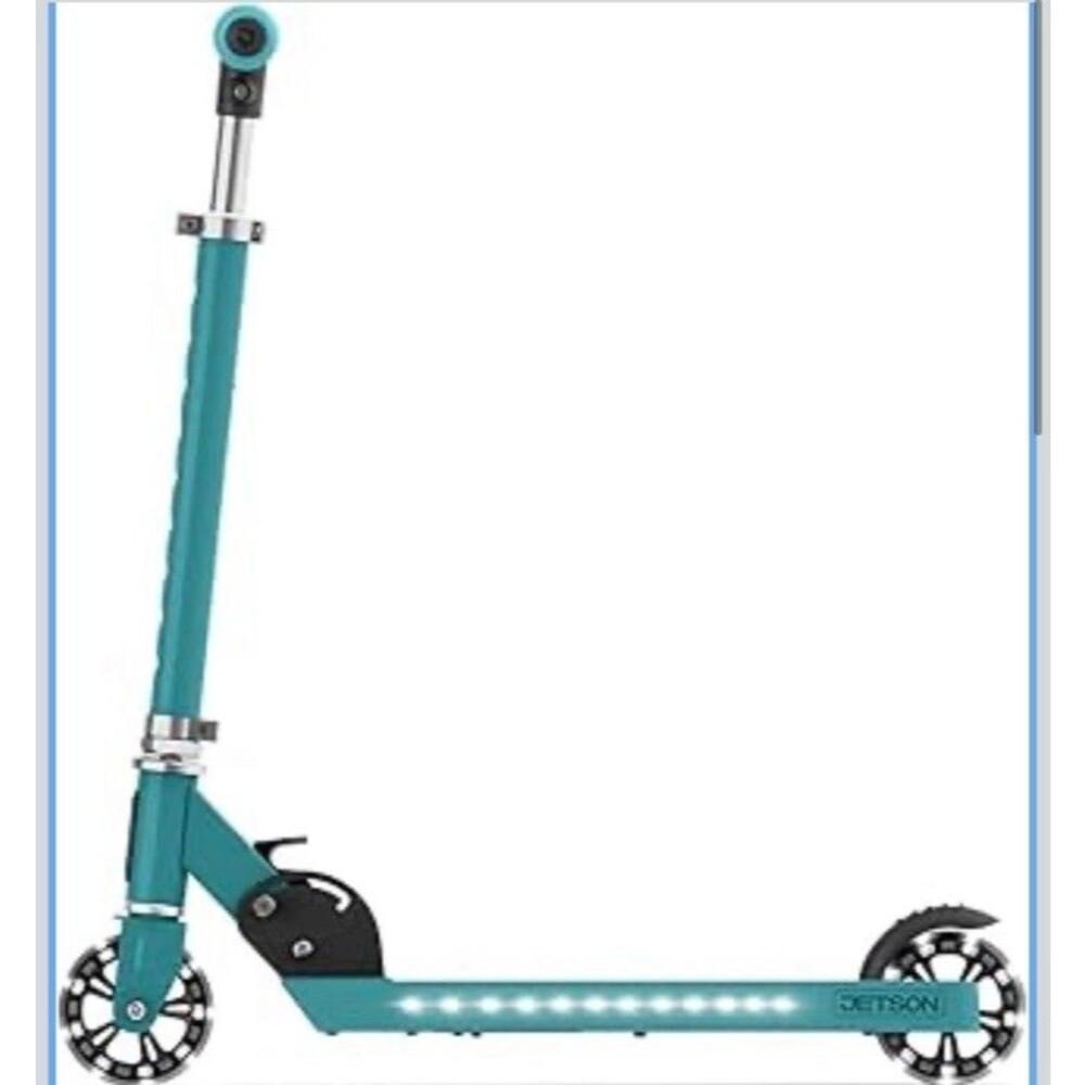 JETSON Jupiter Kids' Light-Up Folding Kick Scooter - Teal